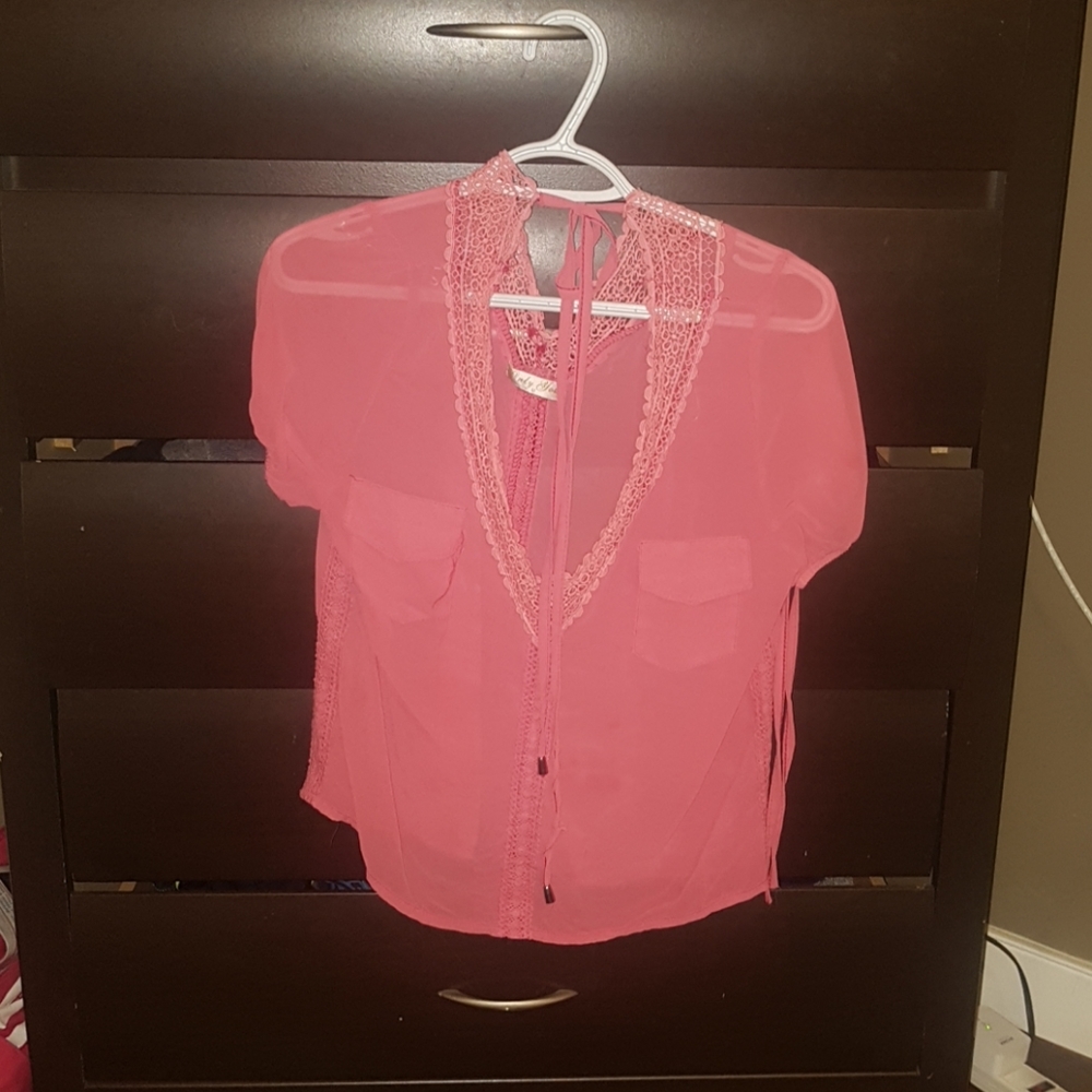 Pink blouse